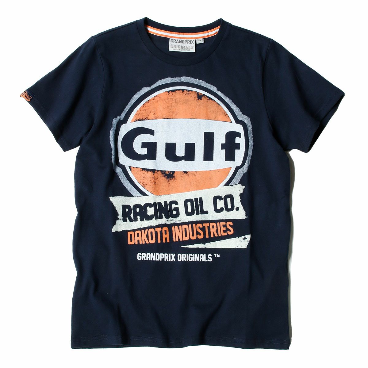 GULF｜レーシング オイル ｜ツTシャツ｜ネイビー