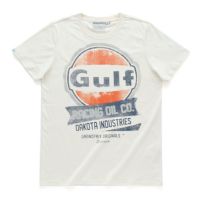 GULF｜レーシング オイル ｜Tシャツ｜クリーム