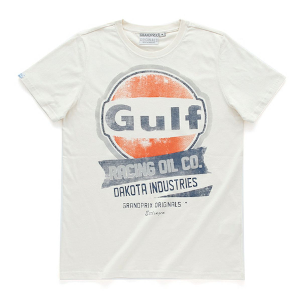 GULF｜レーシング オイル ｜Tシャツ｜クリーム