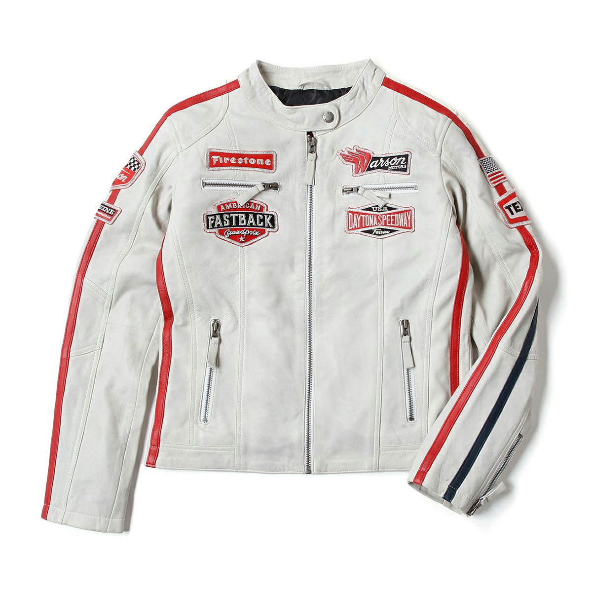 Warson Motors｜デイトナ レザージャケット レディ｜アウター｜ホワイト