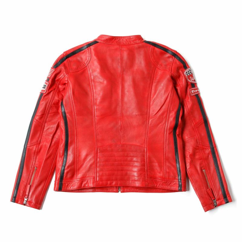 Warson Motors｜デイトナ レザージャケット レディ｜アウター｜レッド