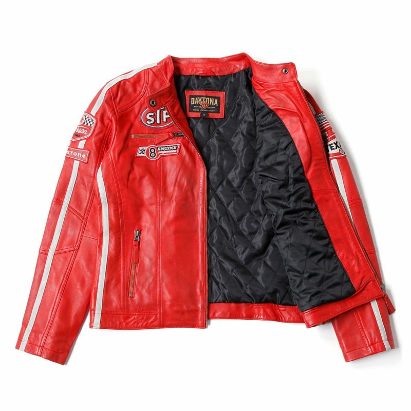 Warson Motors｜デイトナ レザージャケット レディ｜アウター｜レッド