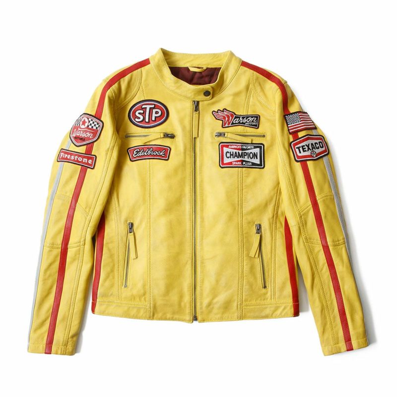 Warson Motors｜デイトナ レザージャケット レディ｜アウター｜イエロー