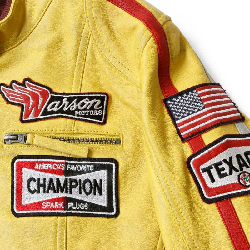 Warson Motors｜デイトナ レザージャケット レディ｜アウター｜イエロー