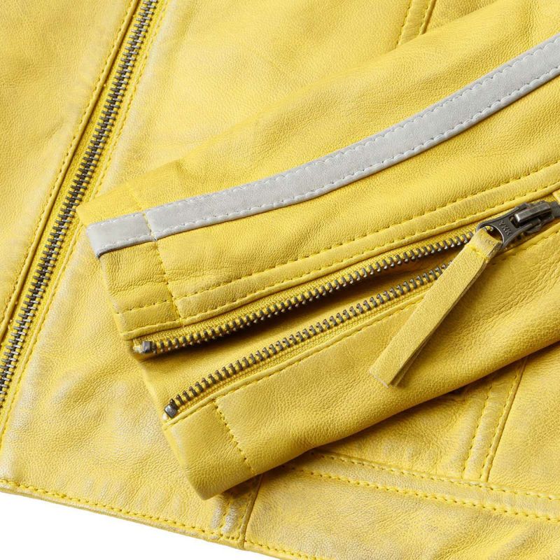 Warson Motors｜デイトナ レザージャケット レディ｜アウター｜イエロー