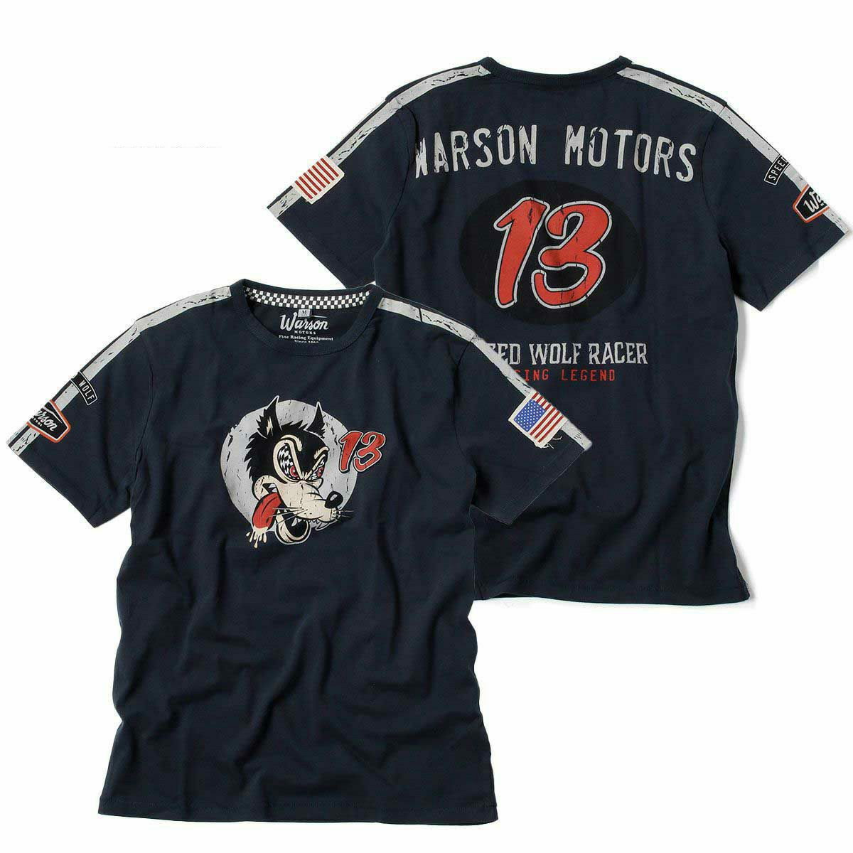 Warson Motors｜スピードウルフ Tシャツ｜