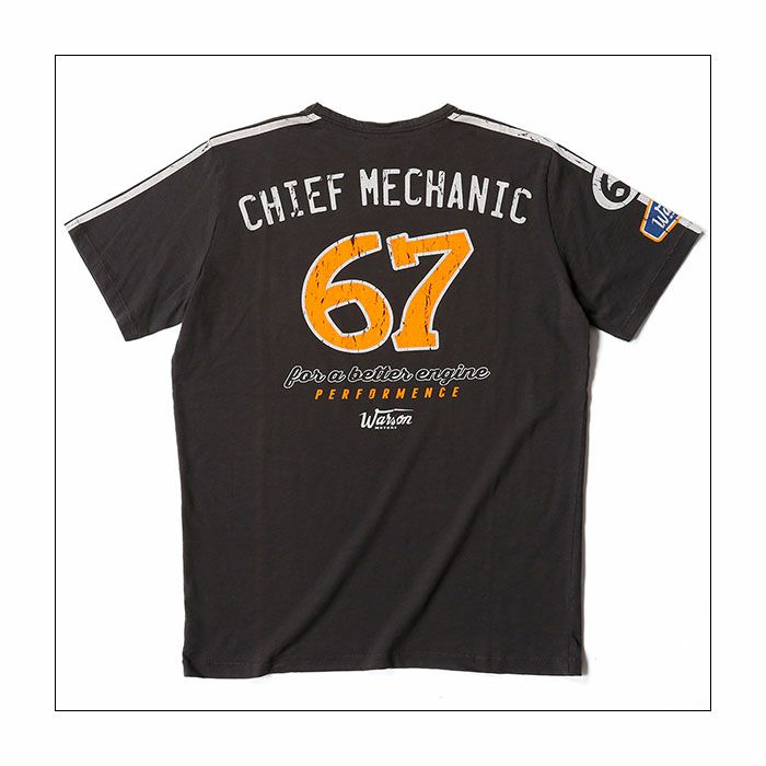 Warson Motors｜チーフ 67 Tシャツ｜カーボン