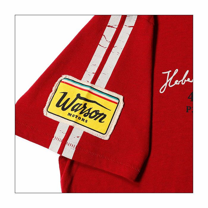 Warson Motors｜オロン ヴィラール1967 Tシャツ｜レッド