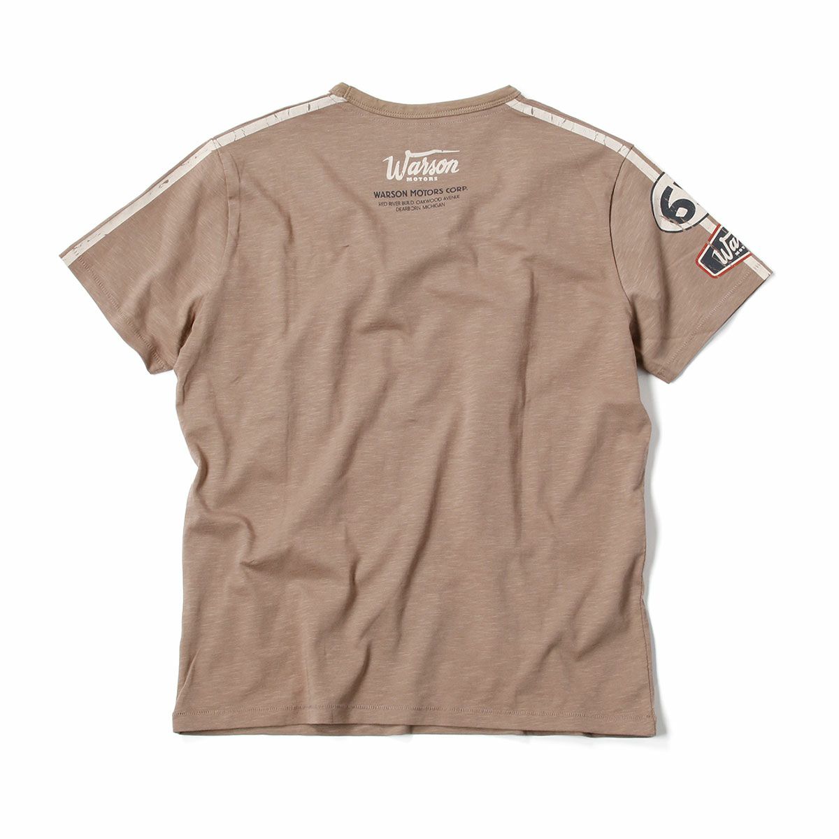 Warson Motors｜マスタング67 Tシャツ｜ブラウン