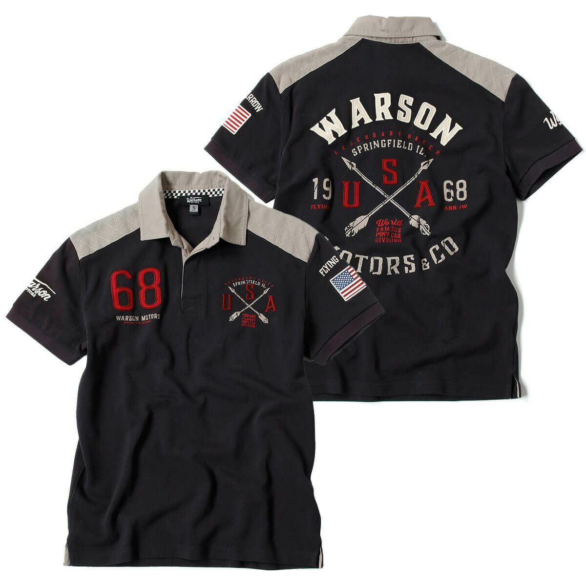 Warson Motors｜フライング アロー ポロ｜ポロシャツ