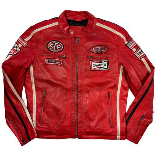 Warson Motors｜デイトナ レザージャケット｜アウター｜レッド