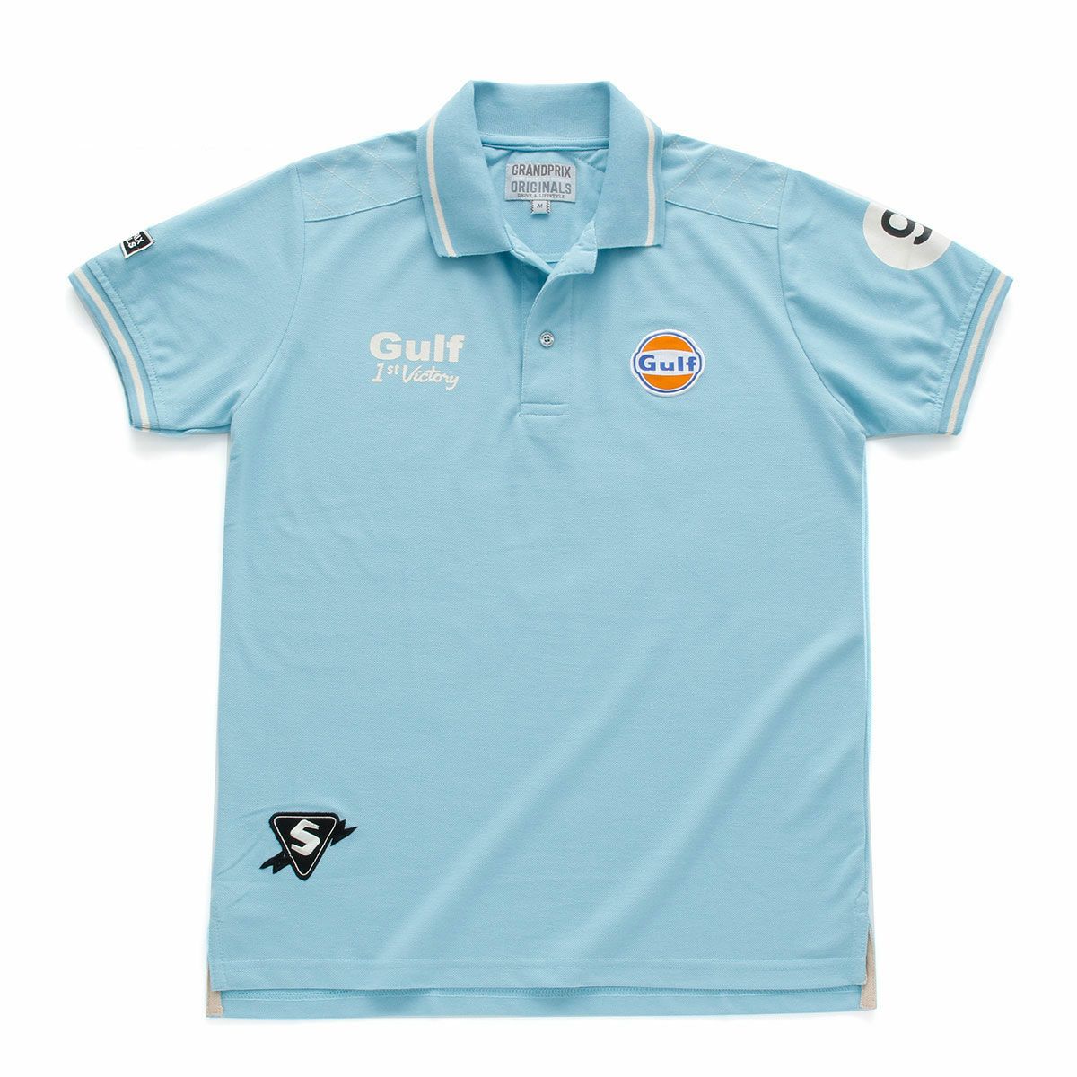 GULF｜ガルフ ヴィンテージ ポロ｜ポロシャツ｜ライトブルー