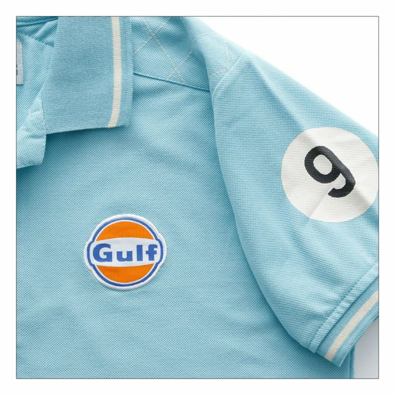GULF｜ガルフ ヴィンテージ ポロ｜ポロシャツ｜ライトブルー