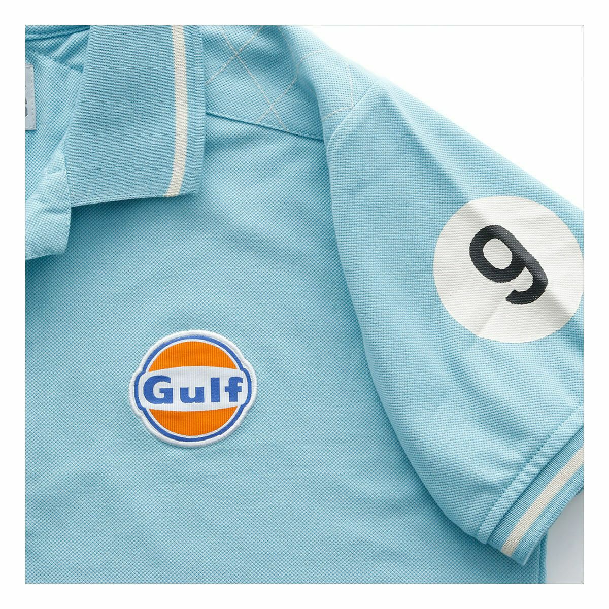 GULF｜ガルフ ヴィンテージ ポロ｜ポロシャツ｜ライトブルー