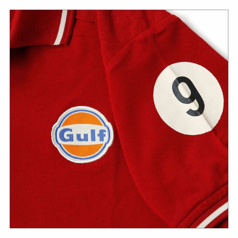 GULF｜ガルフ ヴィンテージ ポロ｜ポロシャツ｜ボルドー