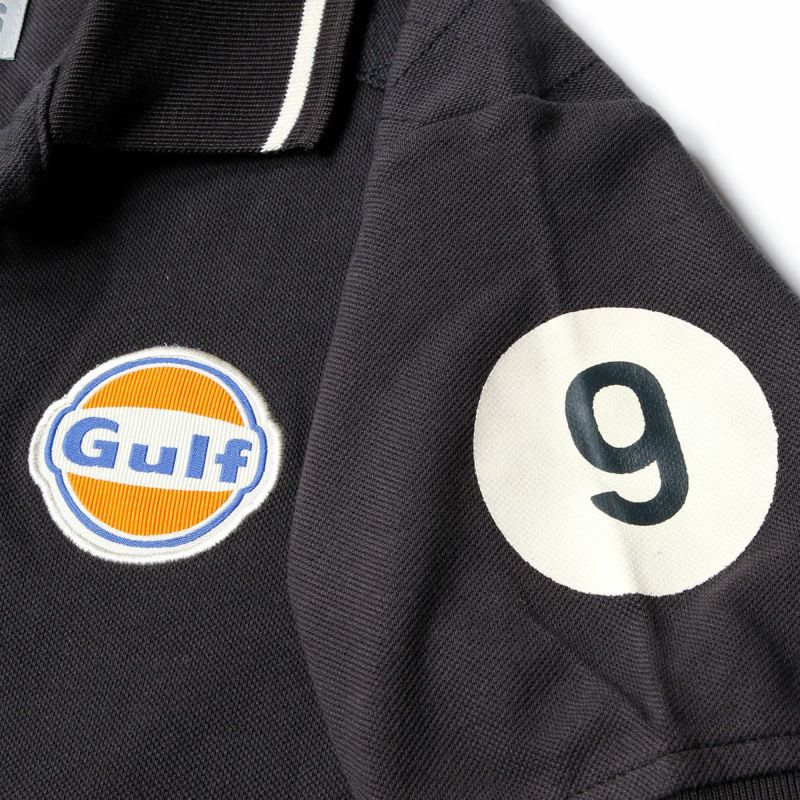 GULF｜ガルフ ヴィンテージ ポロ｜ポロシャツ｜チャコールグレー