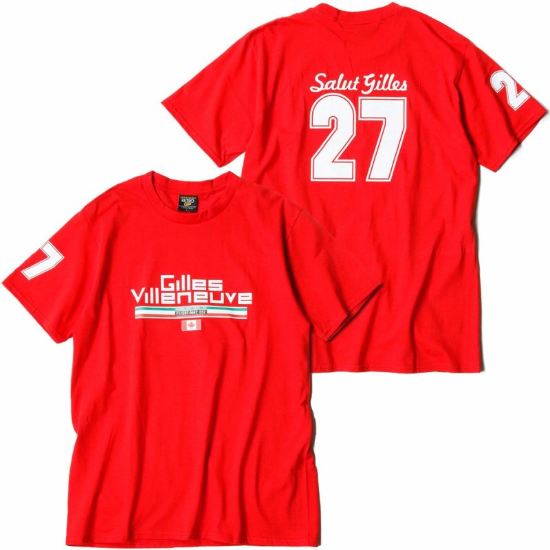 Gilles Villeneuve T-shirt | Motorimoda公式オンラインショップ