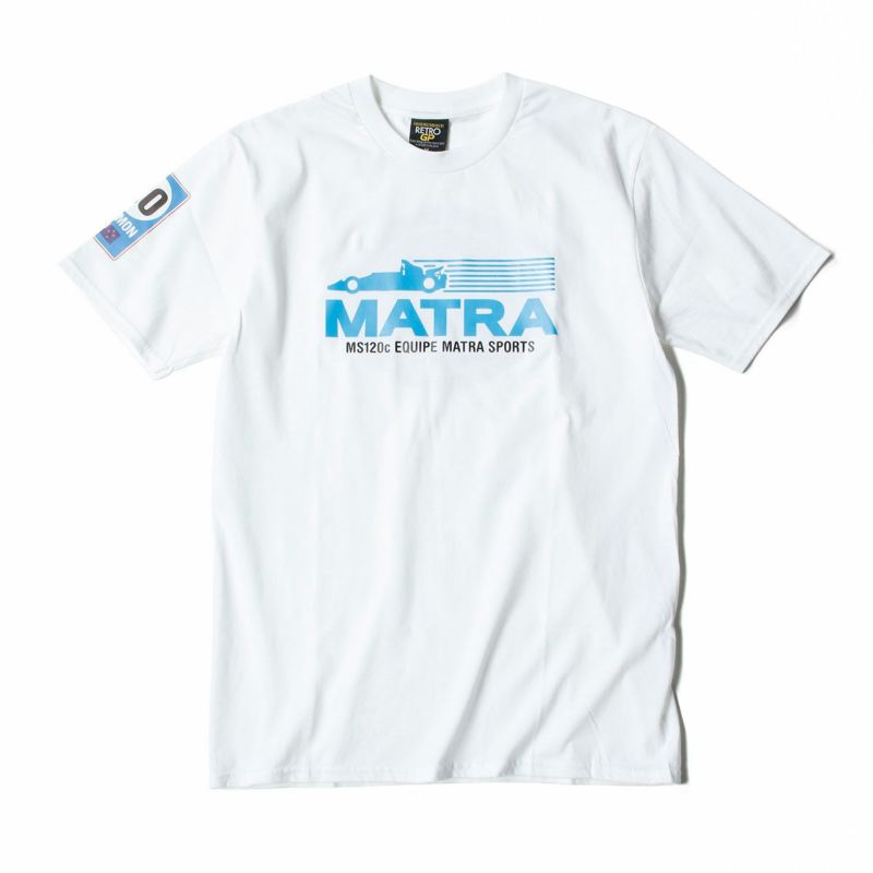 RETRO FORMULA 1｜MATRA Mens T-shirt 02｜Tシャツ｜ホワイト