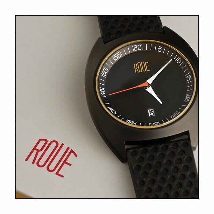 ROUE｜CAL THREE｜時計｜ブラックケース