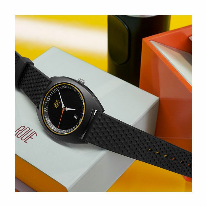 ROUE｜CAL THREE｜時計｜ブラックケース