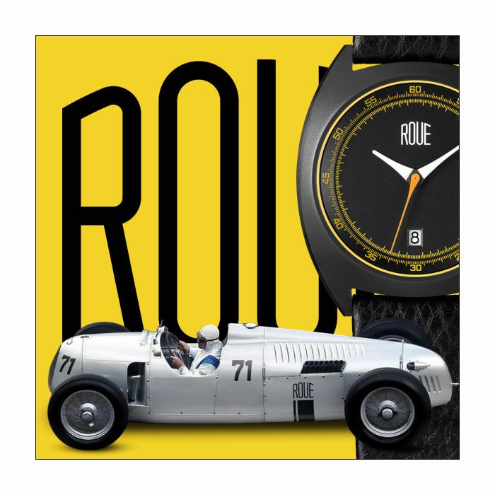 ROUE｜CAL TWO｜時計｜ブラックケース