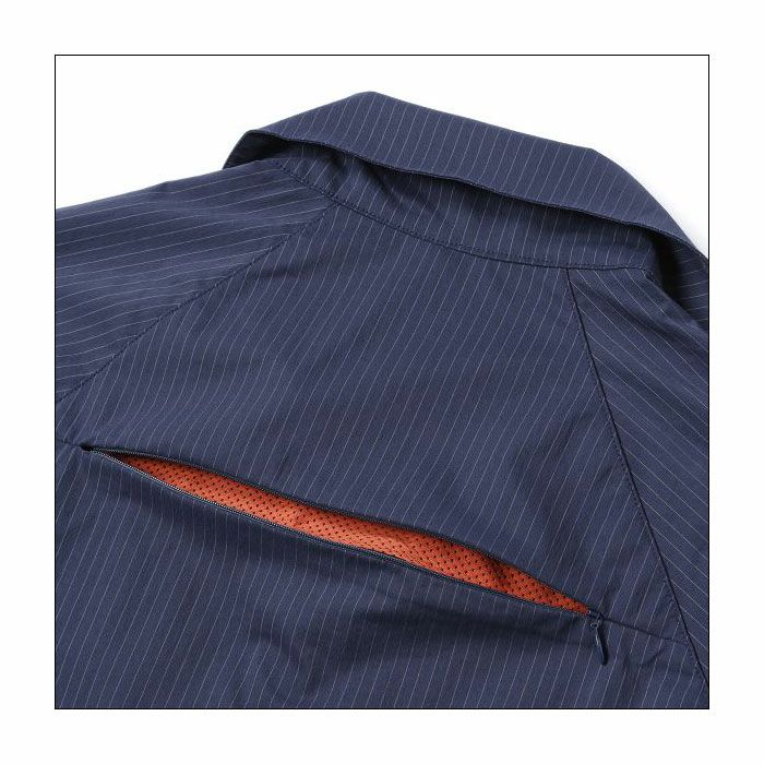 Mille Miglia｜2WAY ナイロン ストライプジャケット｜アウター｜ネイビー