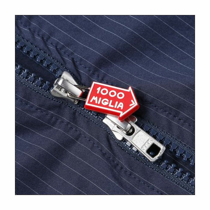 Mille Miglia｜2WAY ナイロン ストライプジャケット｜アウター｜ネイビー