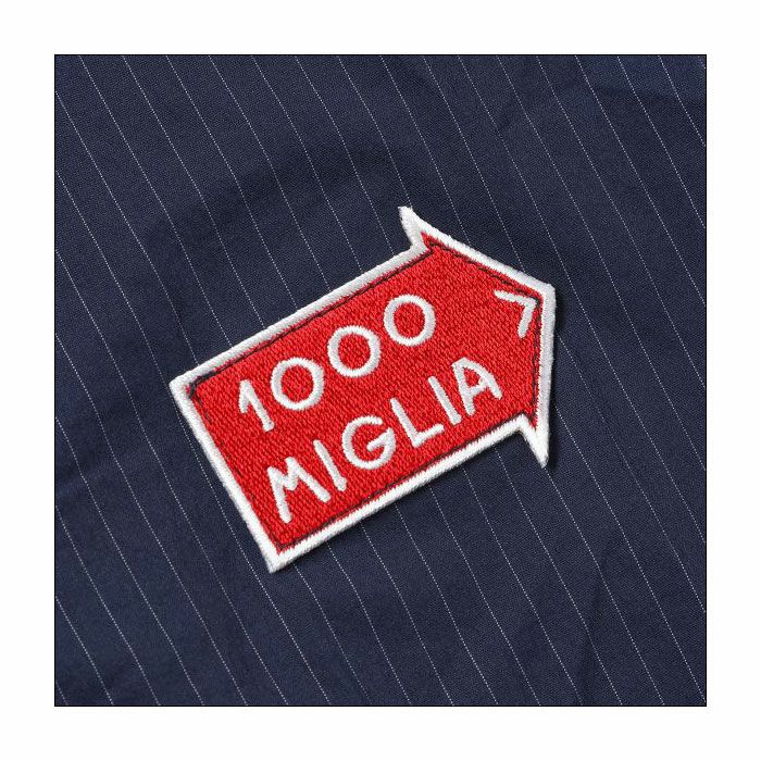 Mille Miglia｜2WAY ナイロン ストライプジャケット｜アウター｜ネイビー