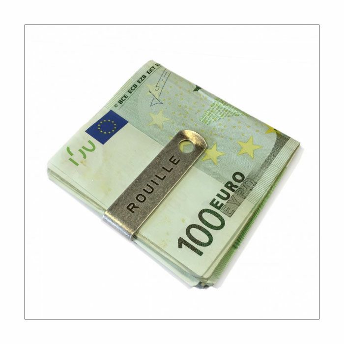 ROUILLE｜マネークリップ｜その他雑貨｜ヴィンテージシルバー｜使用イメージ