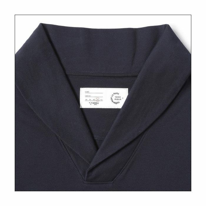Mille Miglia｜ショールカラー 半袖｜ポロシャツ｜ネイビー