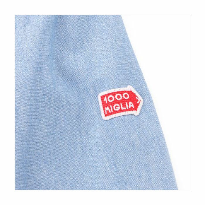 Mille Miglia｜シャンブレーシャツ｜ブルー