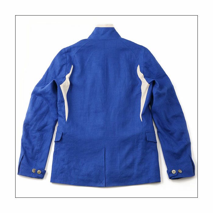 SHINICHIRO ARAKAWA｜SHINICHIRO ARAKAWA｜麻ジャケット｜アウター｜ブルー麻ジャケット｜アウター