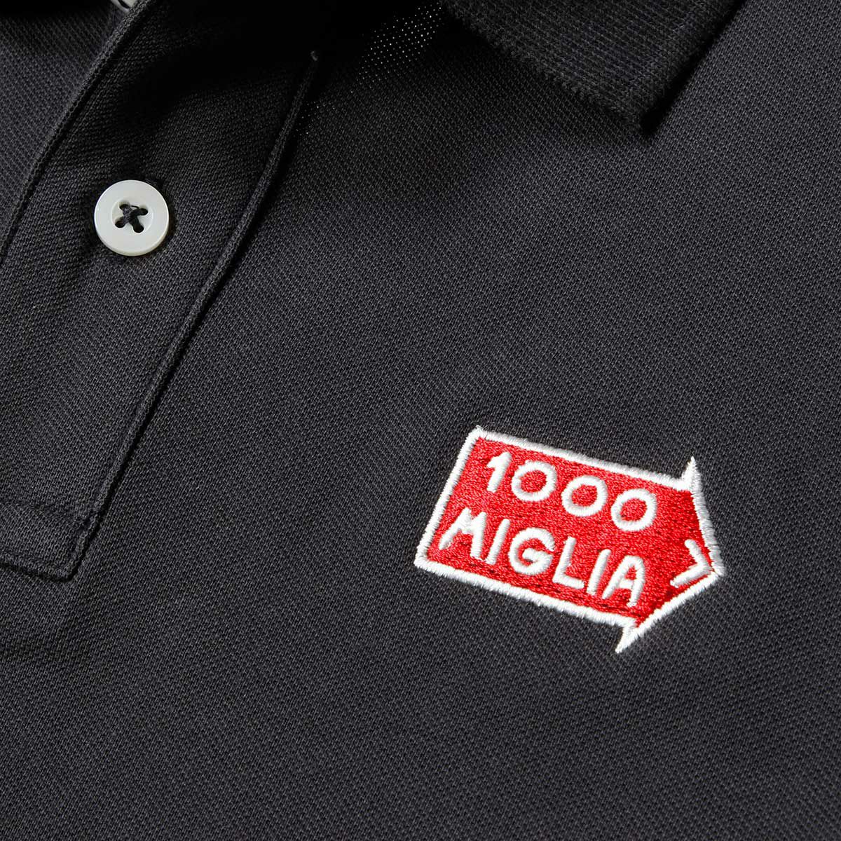 Mille Miglia｜ポロ ピケ 2019（メンズ）｜ポロシャツ｜チャコール