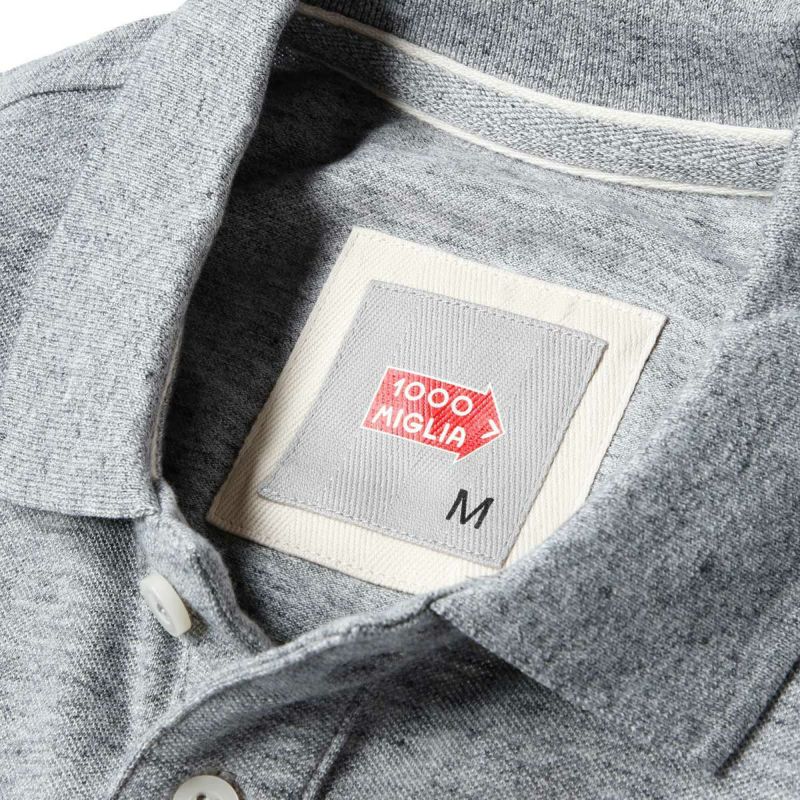 Mille Miglia｜ポロ ピケ 2019（メンズ）｜ポロシャツ｜グレー