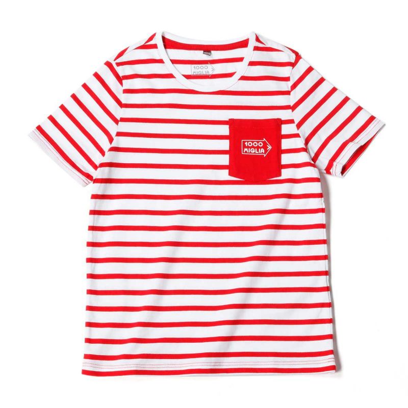 Mille Miglia｜MMストライプT-SHIRTS 2019 【子供用】｜Tシャツ｜レッド