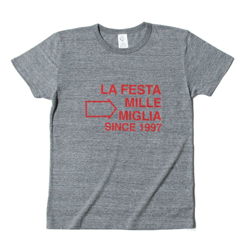Mille Miglia｜ラフェスタ オリジナル Tシャツ 2019｜ヴィンテージヘザーグレー