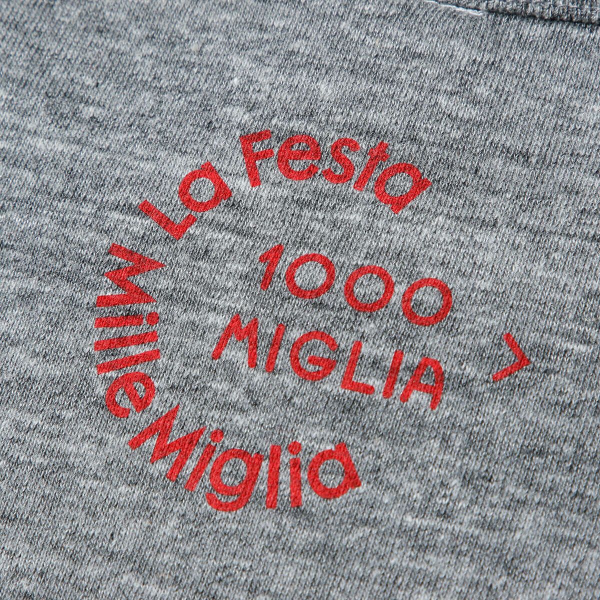 Mille Miglia｜ラフェスタ オリジナル Tシャツ 2019｜ヴィンテージヘザーグレー