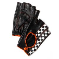 Motorimoda｜ナポリ ドライブ チェッカー｜ハーフ｜ブラック