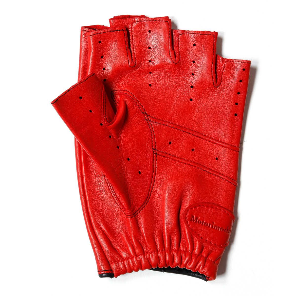 Motorimoda｜ナポリ ドライブ チェッカー｜ハーフ｜レッド