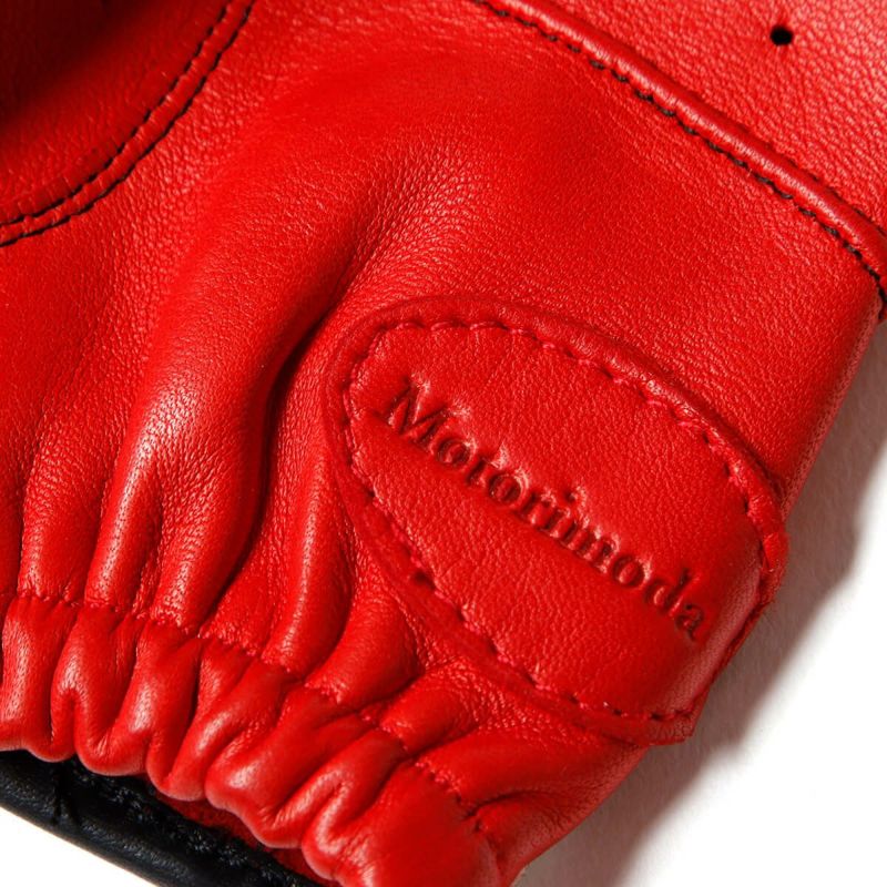 Motorimoda｜ナポリ ドライブ チェッカー｜ハーフ｜レッド