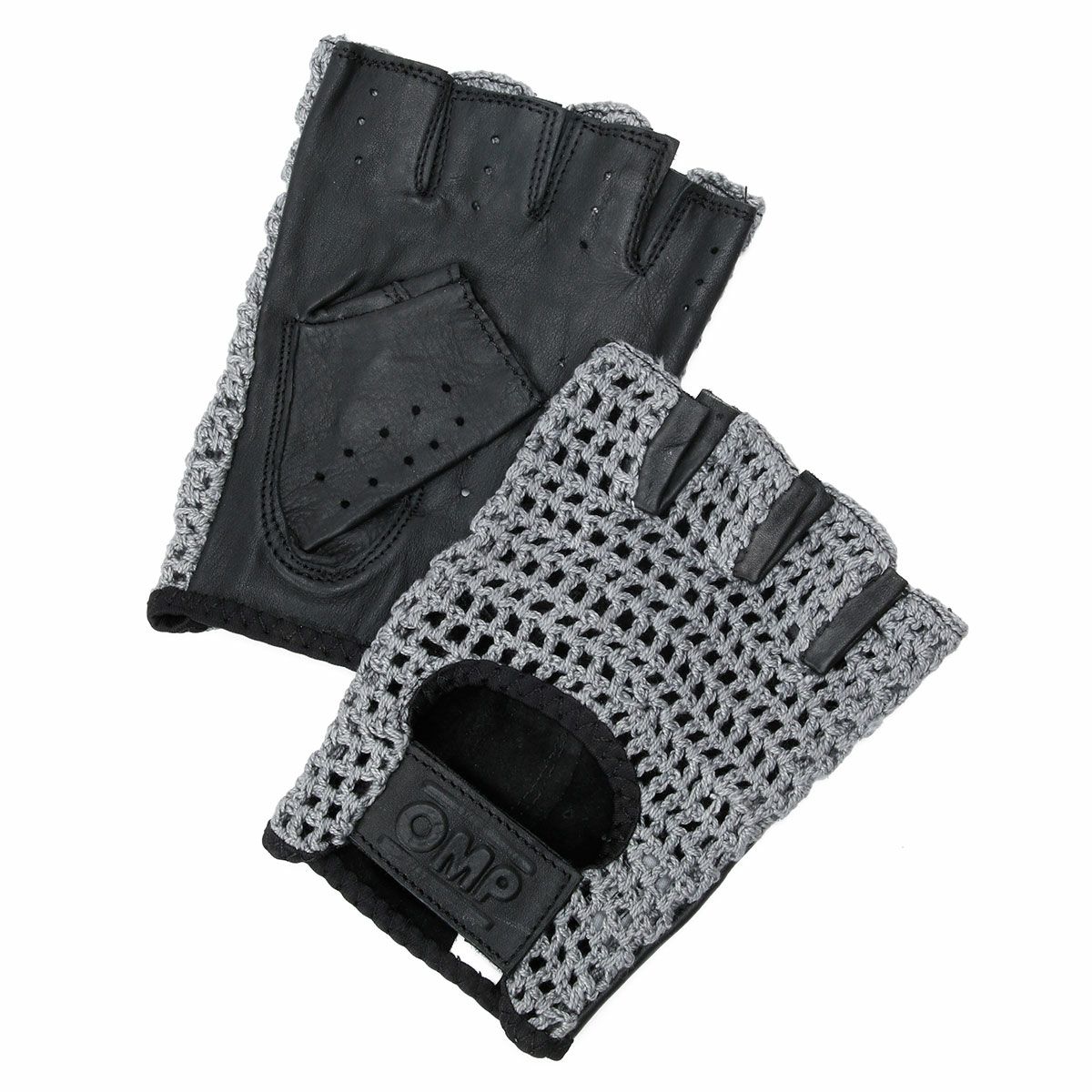 OMP Racing｜タツィオ グローブ｜ハーフ｜ブラック×グレー