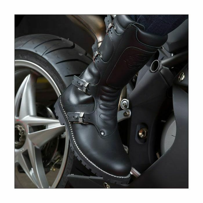 Stylmartin｜コンチネンタル｜ブーツタイプ｜ブラック｜モデル着用