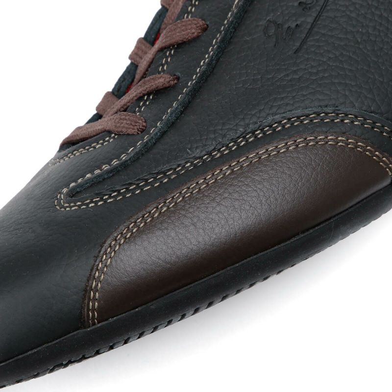 NARDI｜カーフレザーシューズ｜スニーカー｜ブラック