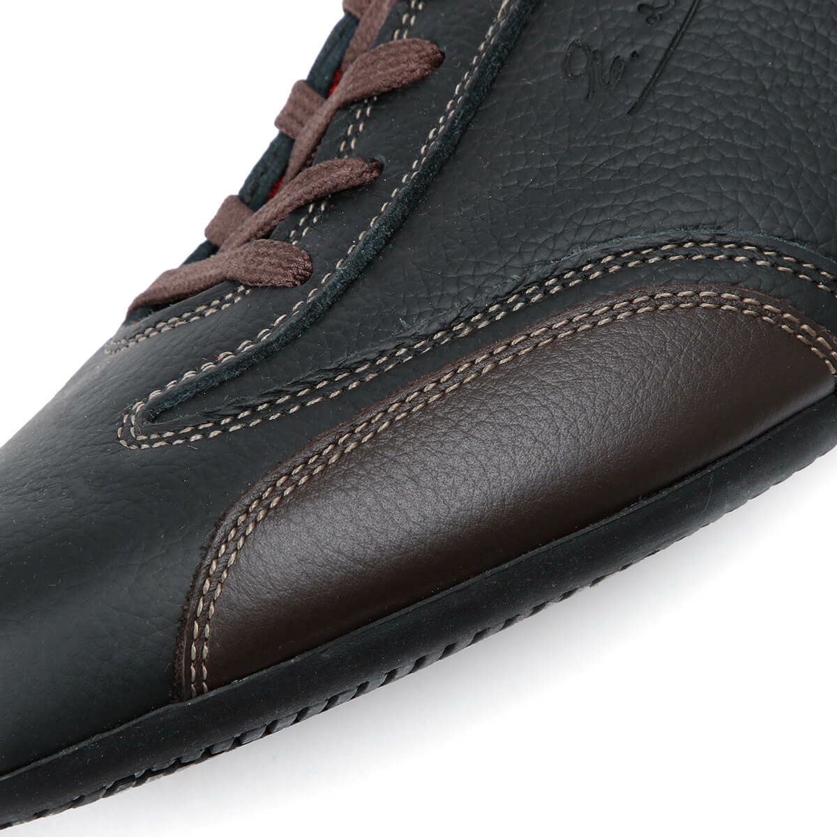 NARDI｜カーフレザーシューズ｜スニーカー｜ブラック