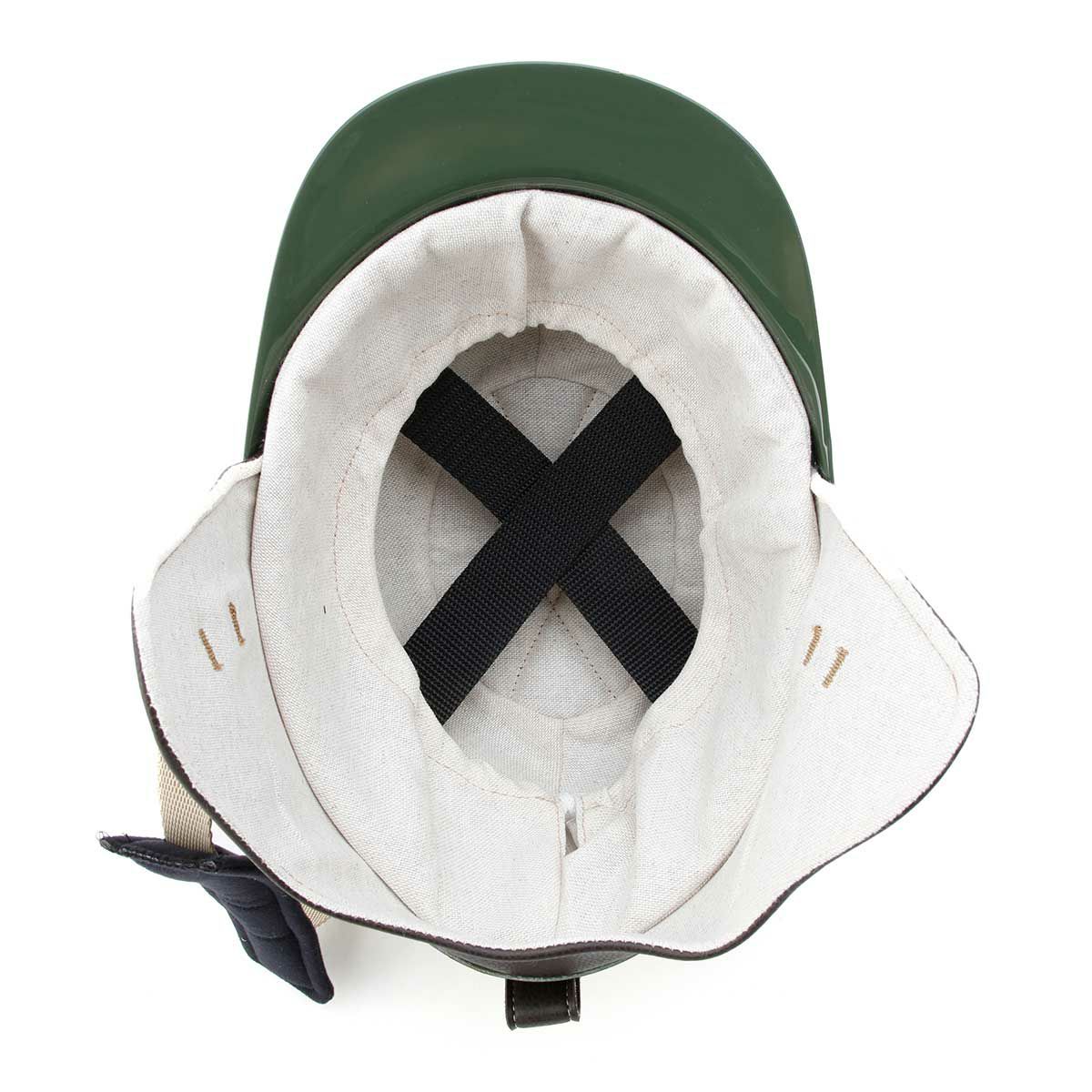 Fashion Helmet｜クラシカル ヘルメット｜グリーン×イエローストライプ