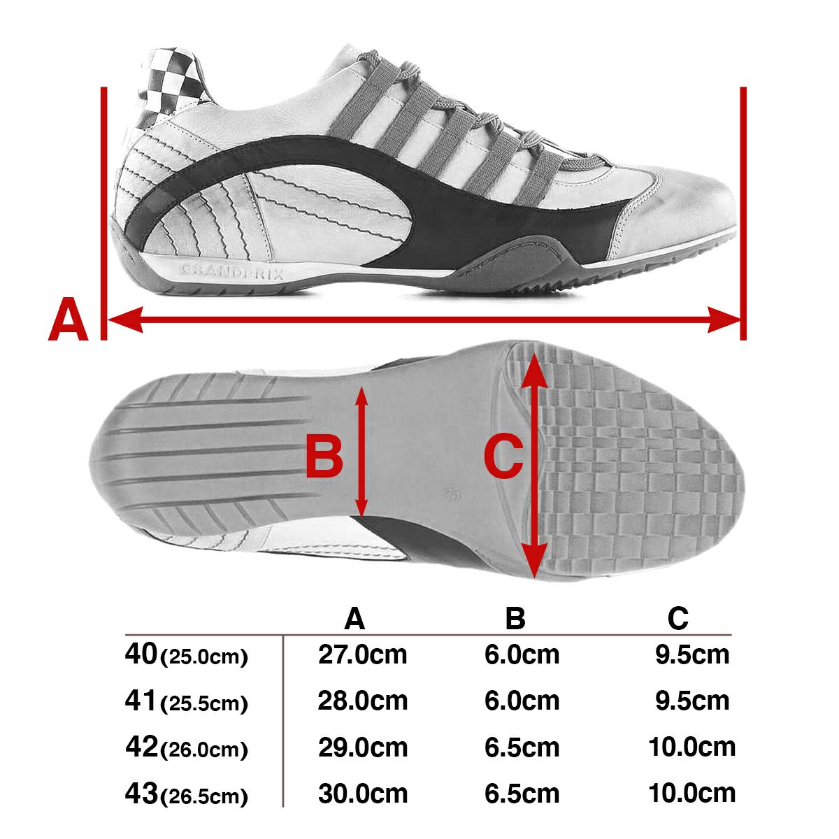 GRANDPRIX ORIGINALS｜GPO レーシング スニーカー コルソ ロッソ｜レッド
