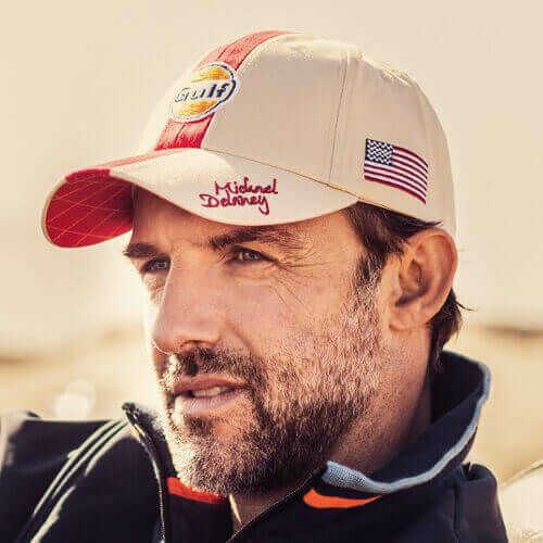 GULF｜M.ディレイニー キャップ｜帽子｜サンド｜モデル着用