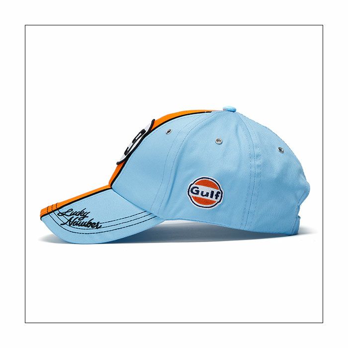 GULF｜69 ラッキーナンバー キャップ｜帽子｜ガルフブルー