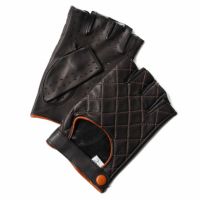 Motorimoda｜ビ・マトラッセ ドライビンググローブ｜ハーフ｜ブラック×ブラウン