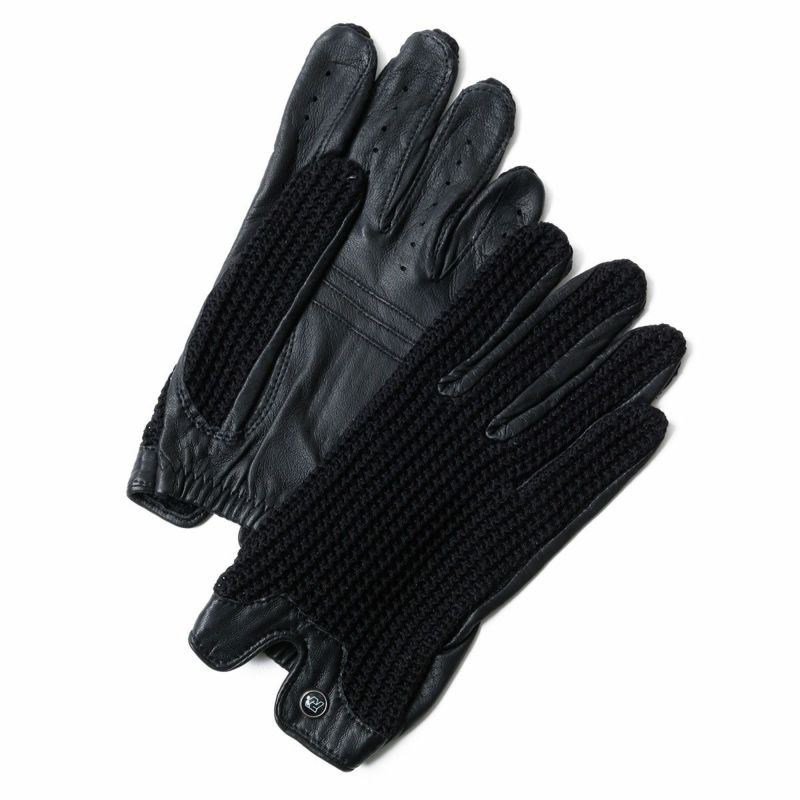 AUTODROMO｜ストリングバック・ドライビング・グローブ｜ロング｜ブラック